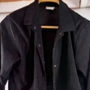 Hot Cotton Lightweight Snap Button Up Jacket M
